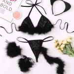 طقم الاندر وبرا حريمي تنكري - كود 065