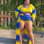 طقم قطعتين ب الروب دلع - كود 2246