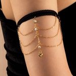 سلسله الذراع علي شكل قلب - كود 4018