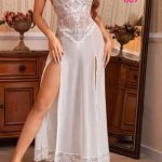 قميص نوم طويل شفاف - كود 807