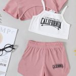 هوت شورت 3 قطع حريمي - الكود 8002