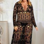 قميص نوم طويل للرقص - كود 0391