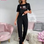 بيجامه حريمي صيفي قطن - كود 3609