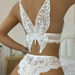 طقم داخلي قطعتين برا شكل فراشه - كود 430