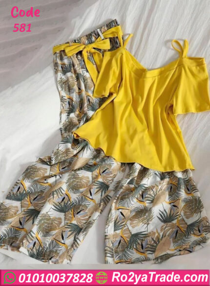 بيجامه نوم نسائية قطن - كود 581