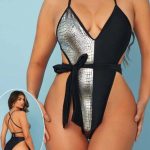 مايوه قطعه واحده - كود 087