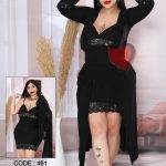 قميص نوم بالروب - كود 461