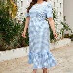 قستان طويل نص كم - كود 0143