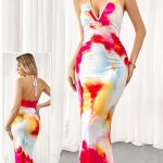 فستان سكسي طويل - كود 2089