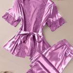 بجامة ستان للعروسه - كود 350