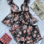 هوت شورت شفاف للعروسه - كود 421