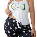 بجامه شورت حريمي للعروسه - كود 4712