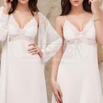 لانجيري ابيض قصير - كود 0047