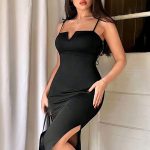 فستان طويل مفتوح - كود 0334