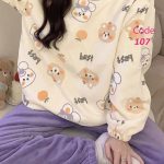 بجامه نسائي شتوي - كود 107