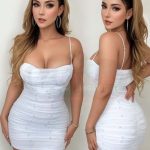 فستان قصير ضيق - كود 1118