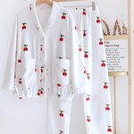 بيجامه حريمي شتوي قطيفة - كود 20002