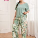 بيجامه حريمي صيفي قطن - كود 2085