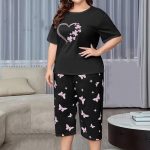 بجامة نسائي برمودا - كود 2187