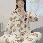 بجامه بناتي شتوي - كود 3202