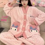 بيجامه حريمي شتوي - كود 3536