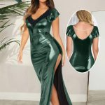 عبايه جلد ديسكو - كود 369