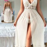 قميص نوم طويل مفتوح - كود 502