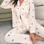 بيجامه حريمي زراير للعروسه - كود 8095