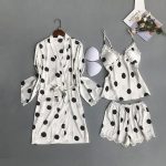 بجامه شورت بالروب حريمي - كود 950