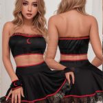 لانجري توب و ميني جيب تنكري - كود X4