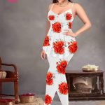 بيجامة بنقوش مشجرة دلع - كود 003