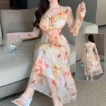 فستان طويل بناتي - كود 0119