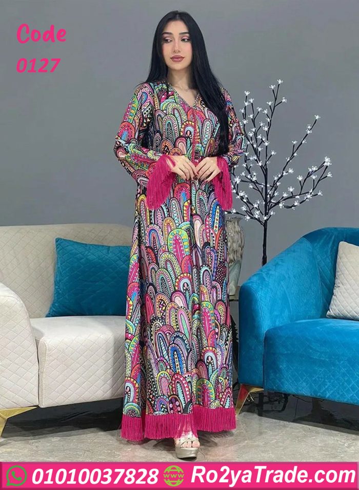 عبايه بيتي طويله - كود 0127