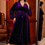 روب قطيفه طويل للعرايس - كود 023