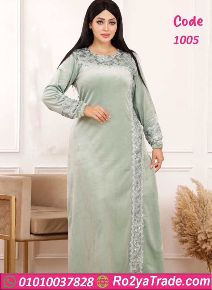 عبايه قطيفه شتوي حريمي - كود 1005