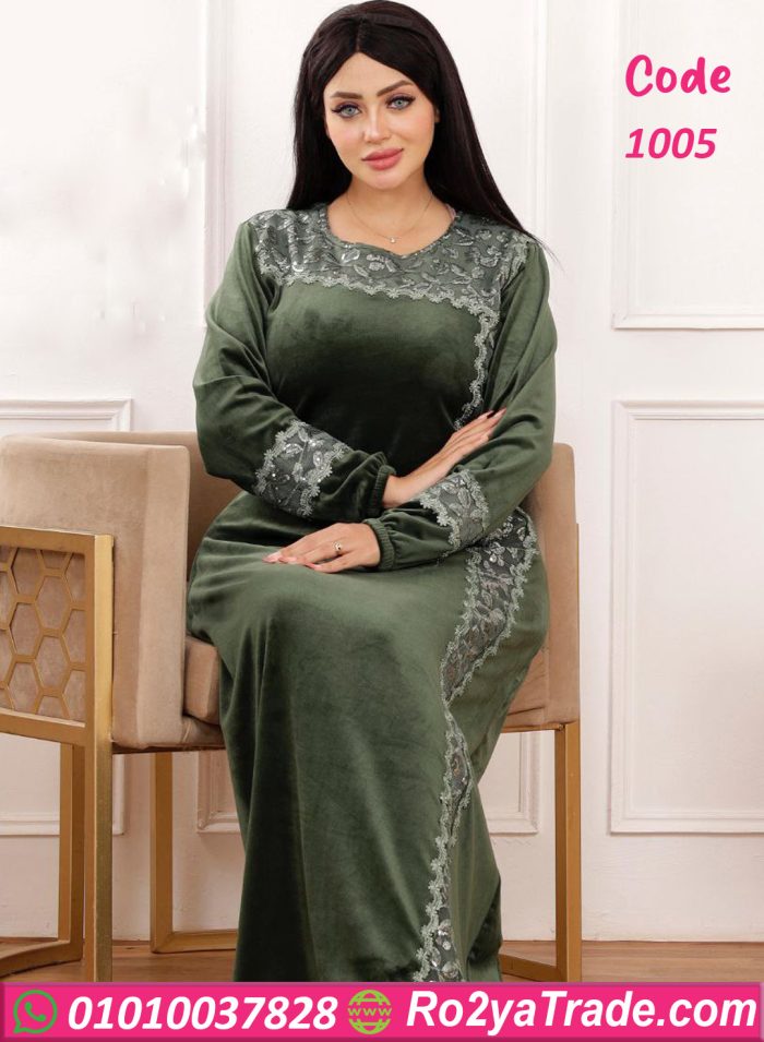عبايه قطيفه شتوي حريمي - كود 1005