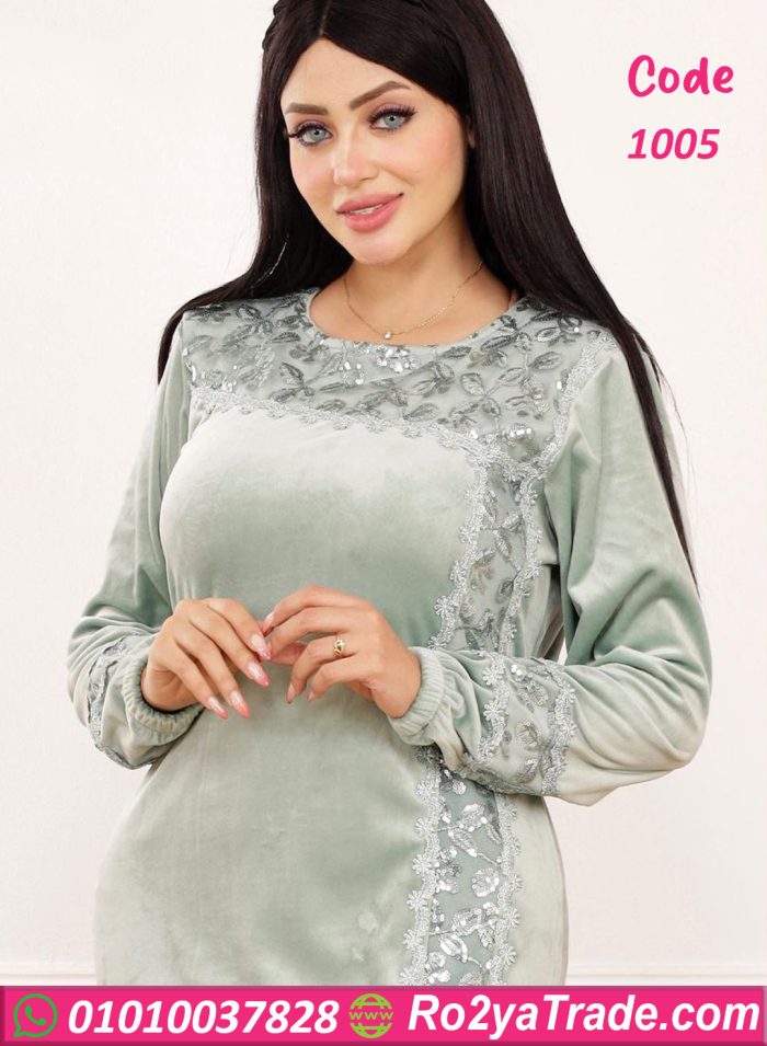 عبايه قطيفه شتوي حريمي - كود 1005