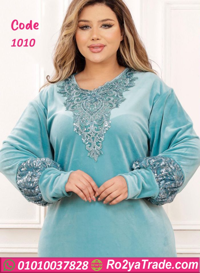 عبايه قطيفه حريمي - كود 1010