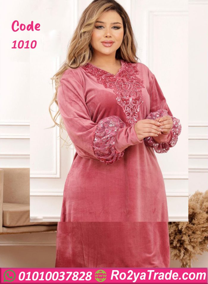 عبايه قطيفه حريمي - كود 1010
