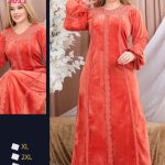 عباية شتوية قطيفة مع قماش ناعم - كود 1011