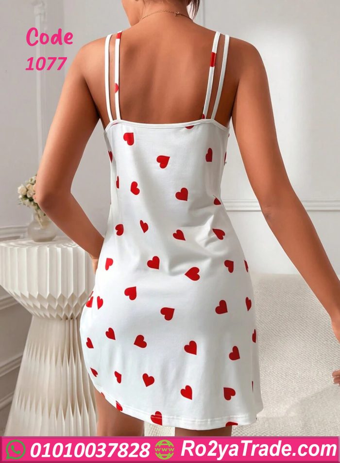 ⁦قميص دلع قصير حريمي - كود 1077⁩ - الصورة ⁦2⁩