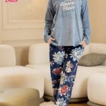 ترنج قطيفه قطعتين حريمي - كود 1409