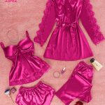 طقم لانجيري ستان ناعم - كود 1842