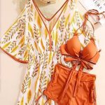 مايوه شورت مع كاش مايوه - كود 1857