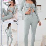 بيجامه مضلعه حريمي - كود 291