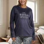 بيجامه حريمي شتوي - كود 3015