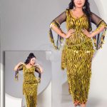 بدلة رقص بلدي مع شال وحزام - كود 304