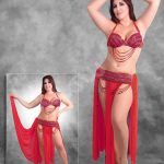 بدلة رقص شرقي قطعتين - كود 308