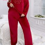 بيجامة حريمي شتوية دافئة ومريحة - كود 329