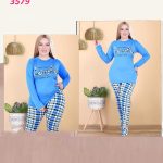 بيجامه دفايه حريمي - كود 3579